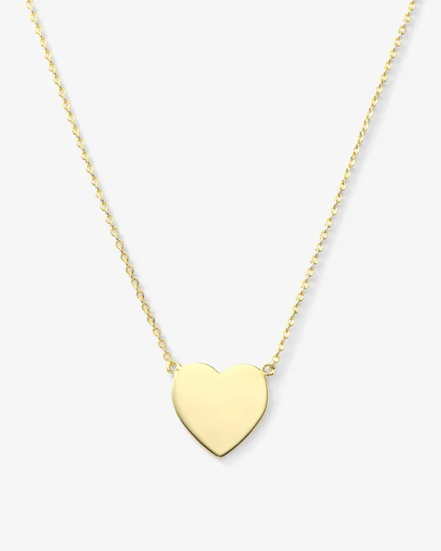 You Have My Heart Necklace - Gold sold by Melinda Maria