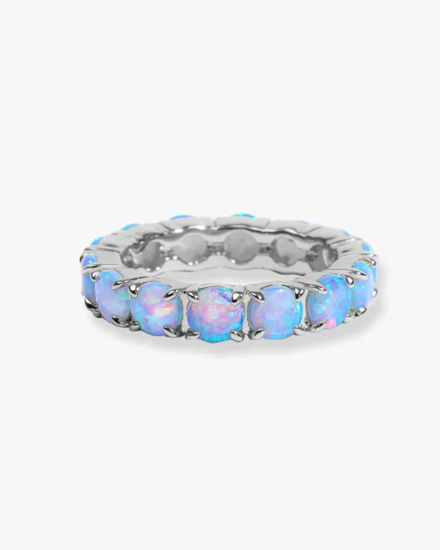 Grand Heiress Ring - Silver|Blue Opal made by Melinda Maria