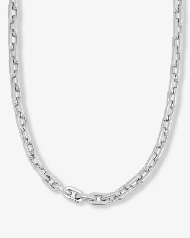 Frankie Chain Necklace 10mm - Silver made by Melinda Maria