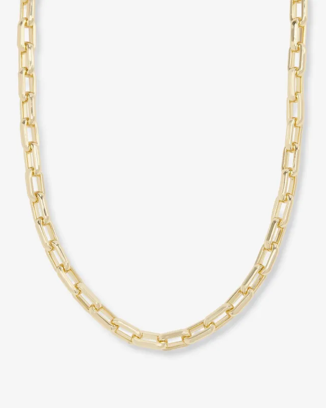 Lil Frankie Chain Necklace 8mm - Gold made by Melinda Maria