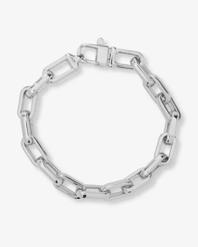 Lil Frankie Chain Bracelet 8mm - Silver made by Melinda Maria
