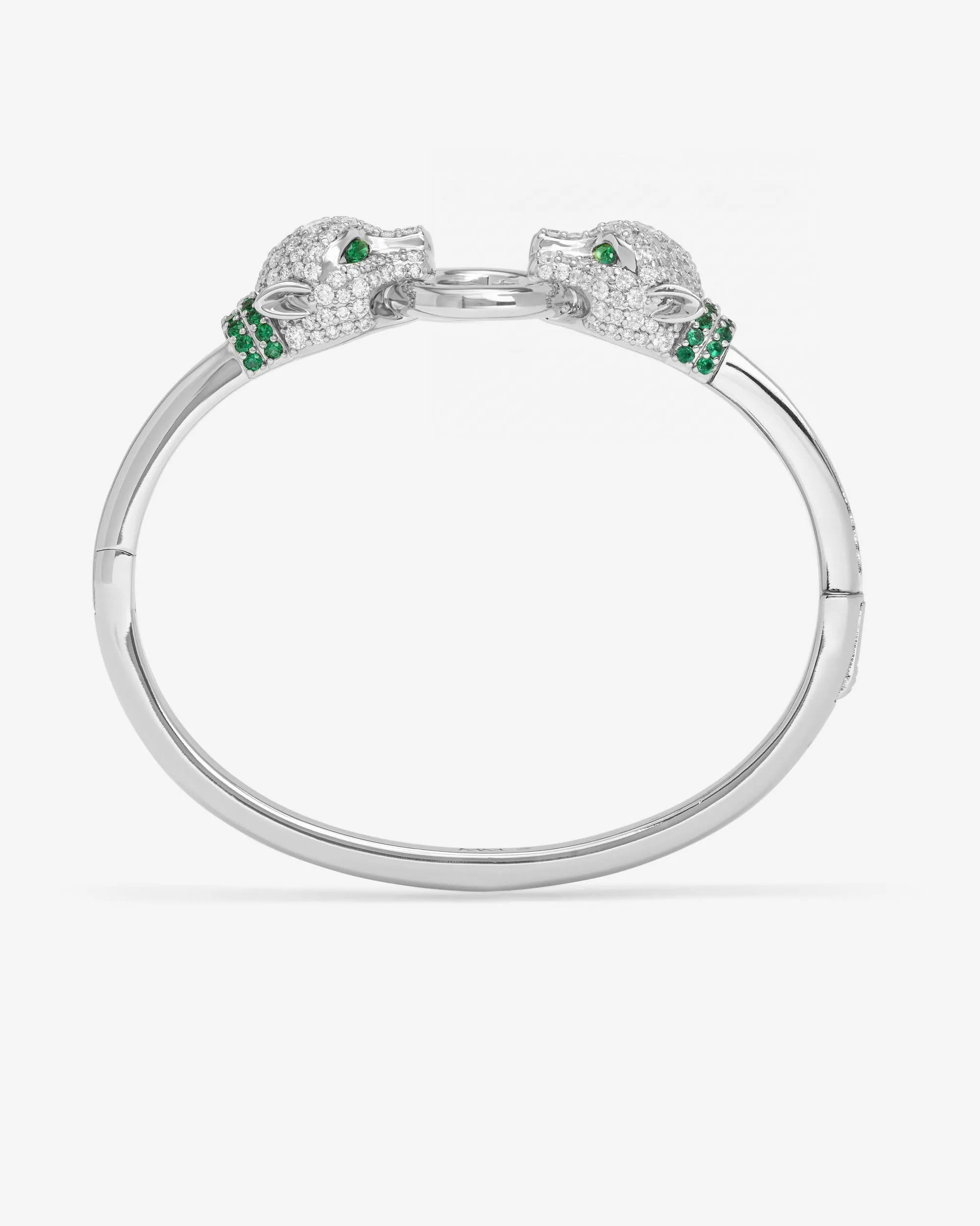 Jaguar Cuff Bracelet - Silver|White Diamondettes sold by Melinda Maria product image thumbnail 5