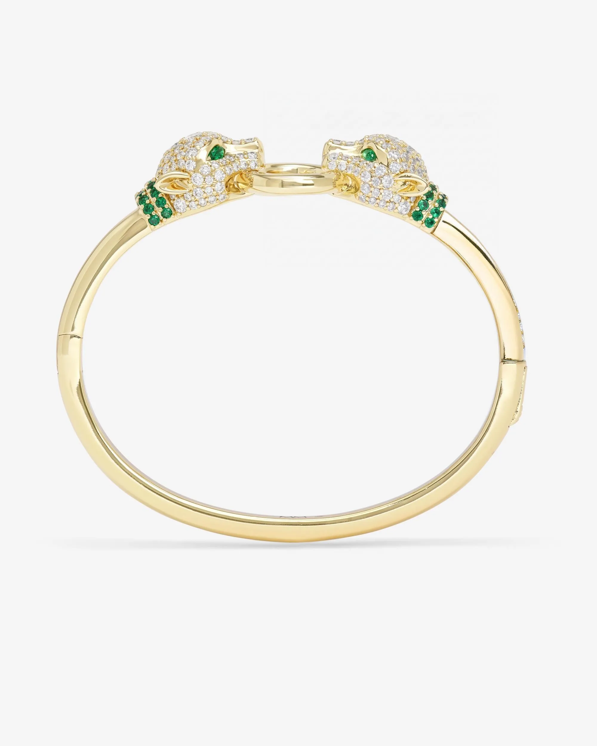 Jaguar Cuff Bracelet - Gold|White Diamondettes sold by Melinda Maria product image thumbnail 5