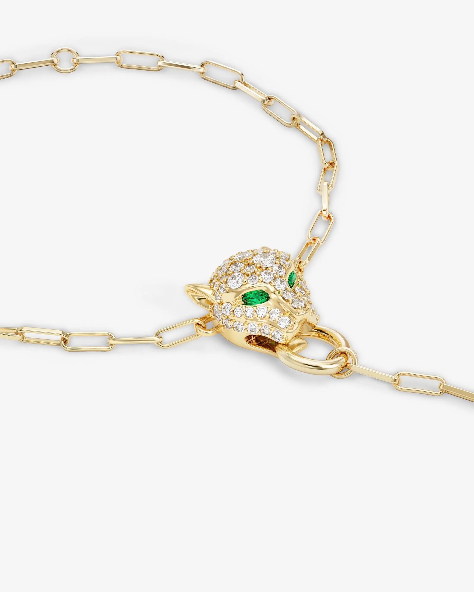 Jaguar Hand Chain - Gold|White Diamondettes sold by Melinda Maria product image thumbnail 3