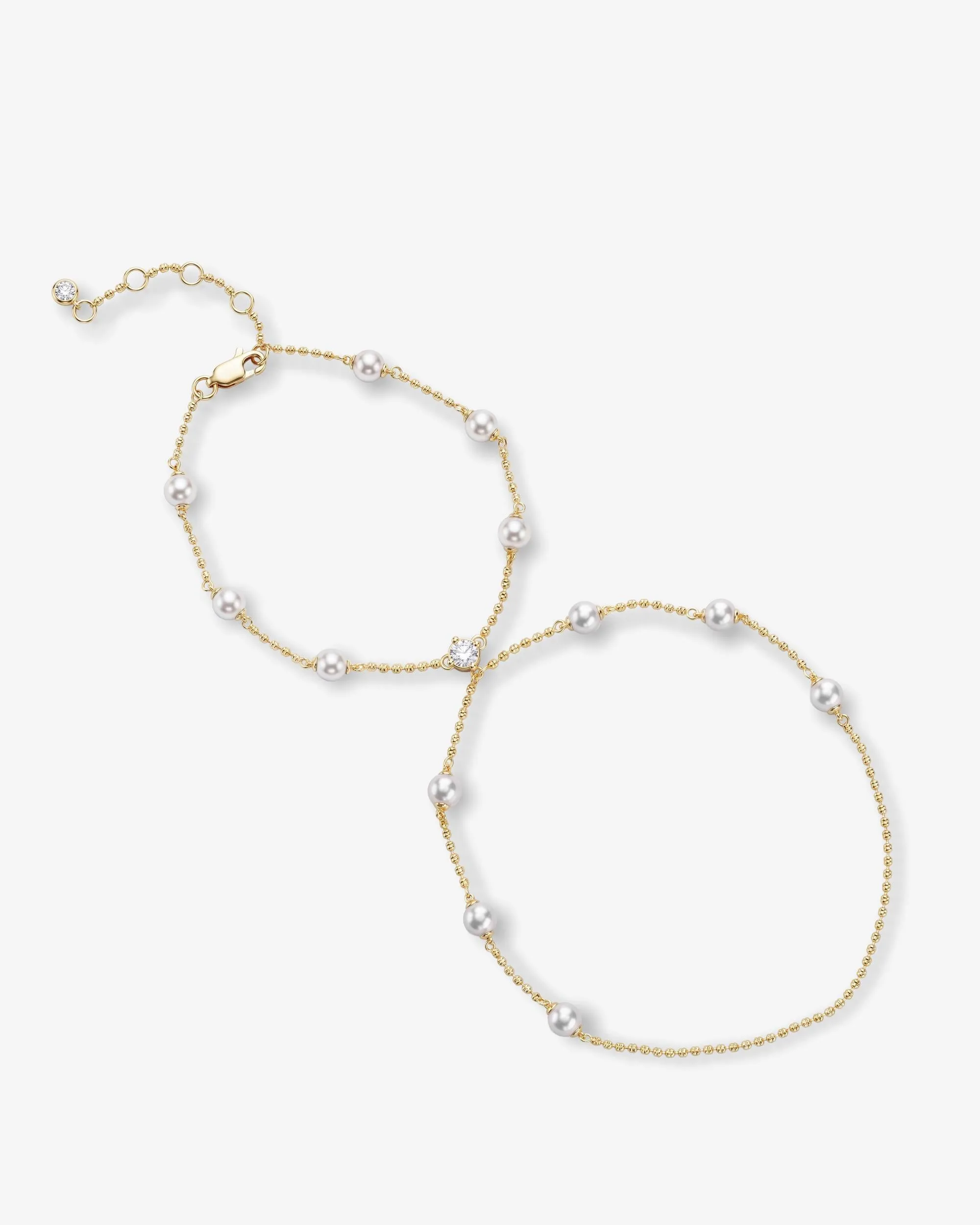 Perfect Pearl Hand-Chain - Gold sold by Melinda Maria