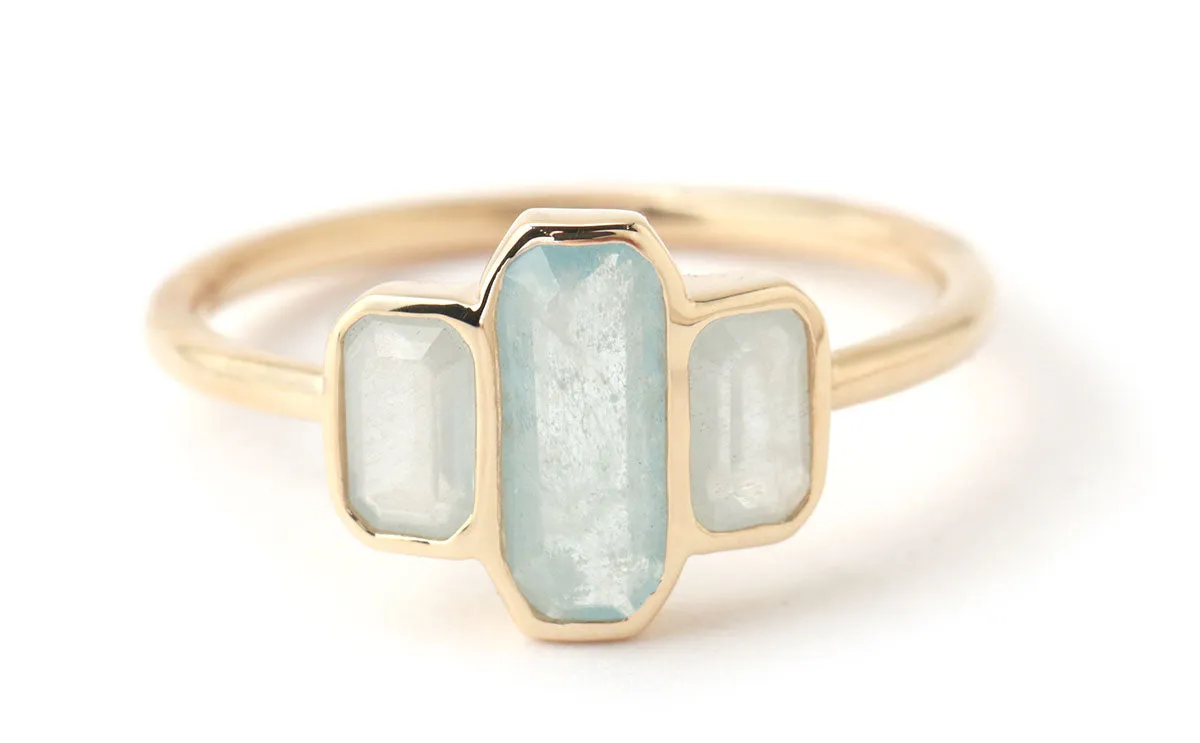 Cityscape Triple Aquamarine Ring sold by Melissa Joy Manning
