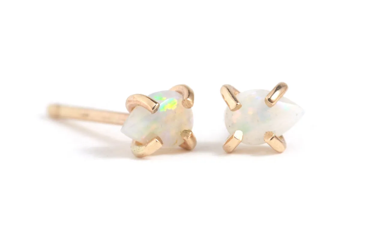 Mini Opal Stud Earrings sold by Melissa Joy Manning