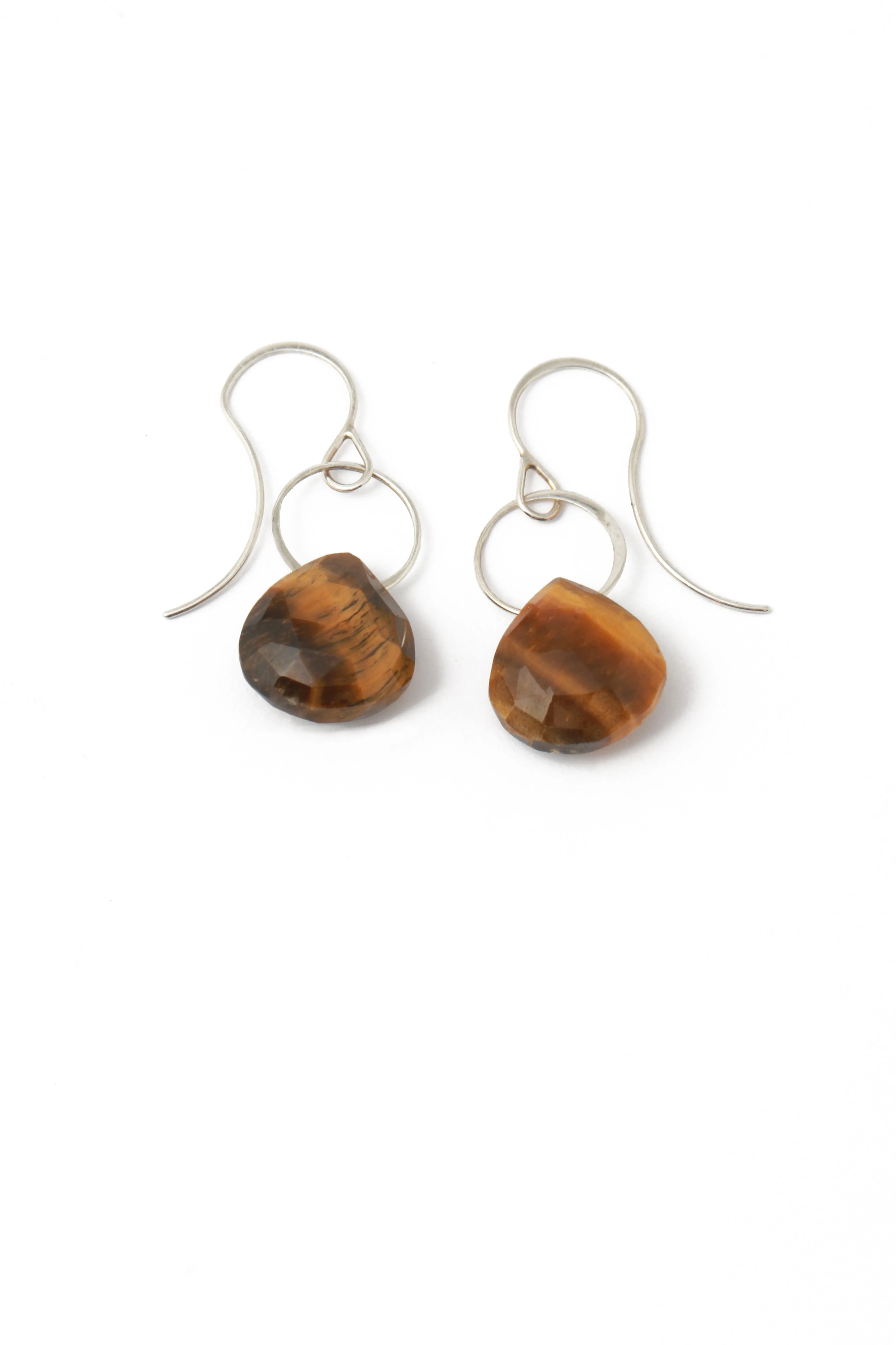 Tiger’s Eye Single Drop Earrings sold by Melissa Joy Manning