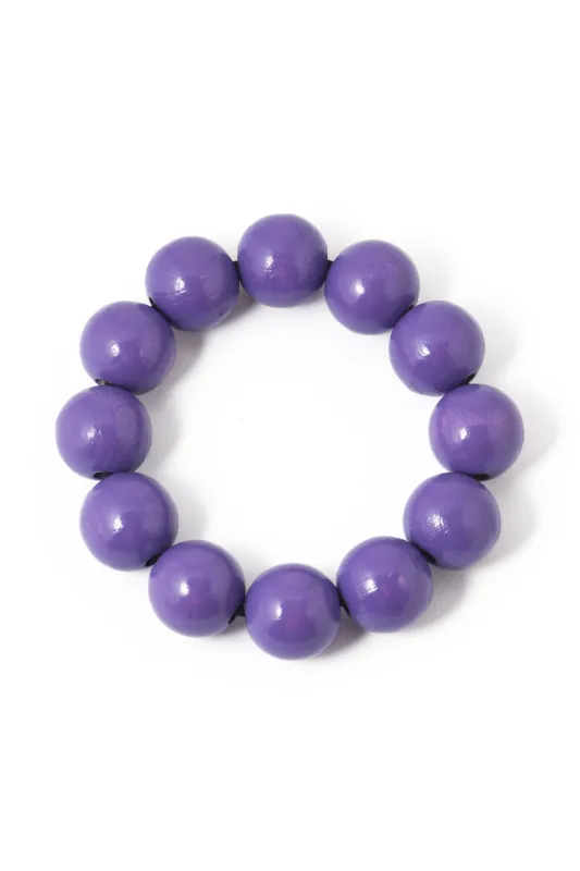 Big Perlen Bracelet in Purple! by Ina Seifart made by Ina.seifart
