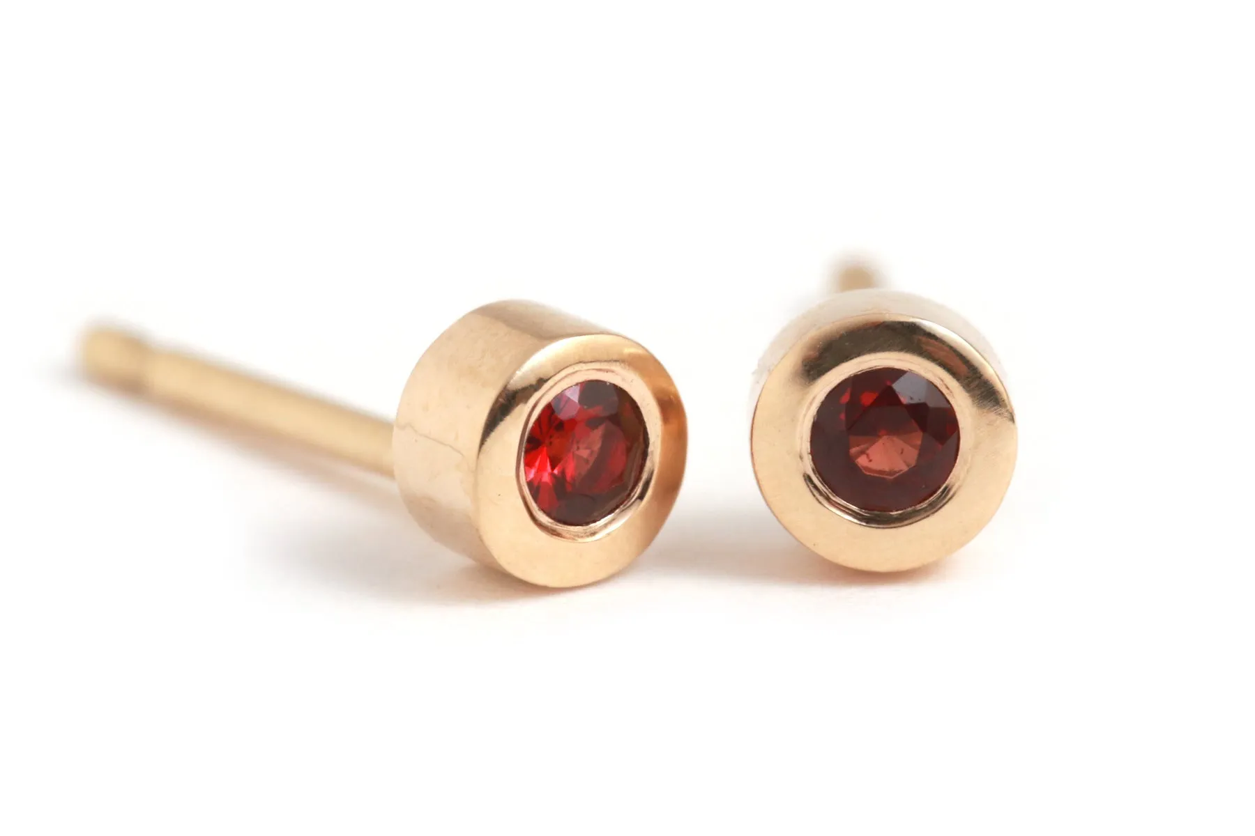 Customizable Gemstone Stud Earrings sold by Melissa Joy Manning product image thumbnail 3