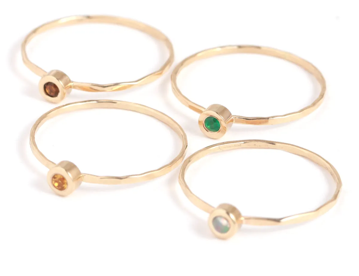 Customizable Single Gemstone Ring sold by Melissa Joy Manning