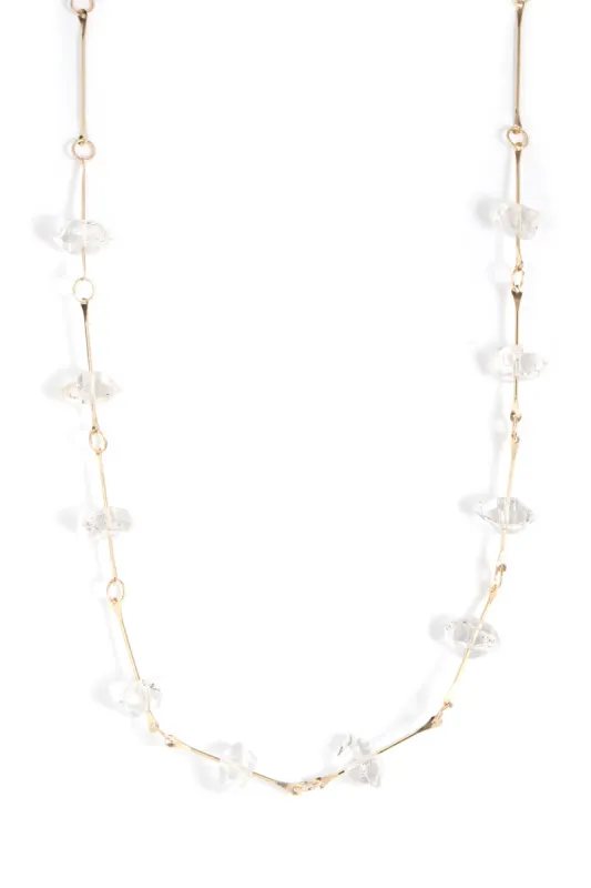 Herkimer Bone Chain Necklace sold by Melissa Joy Manning