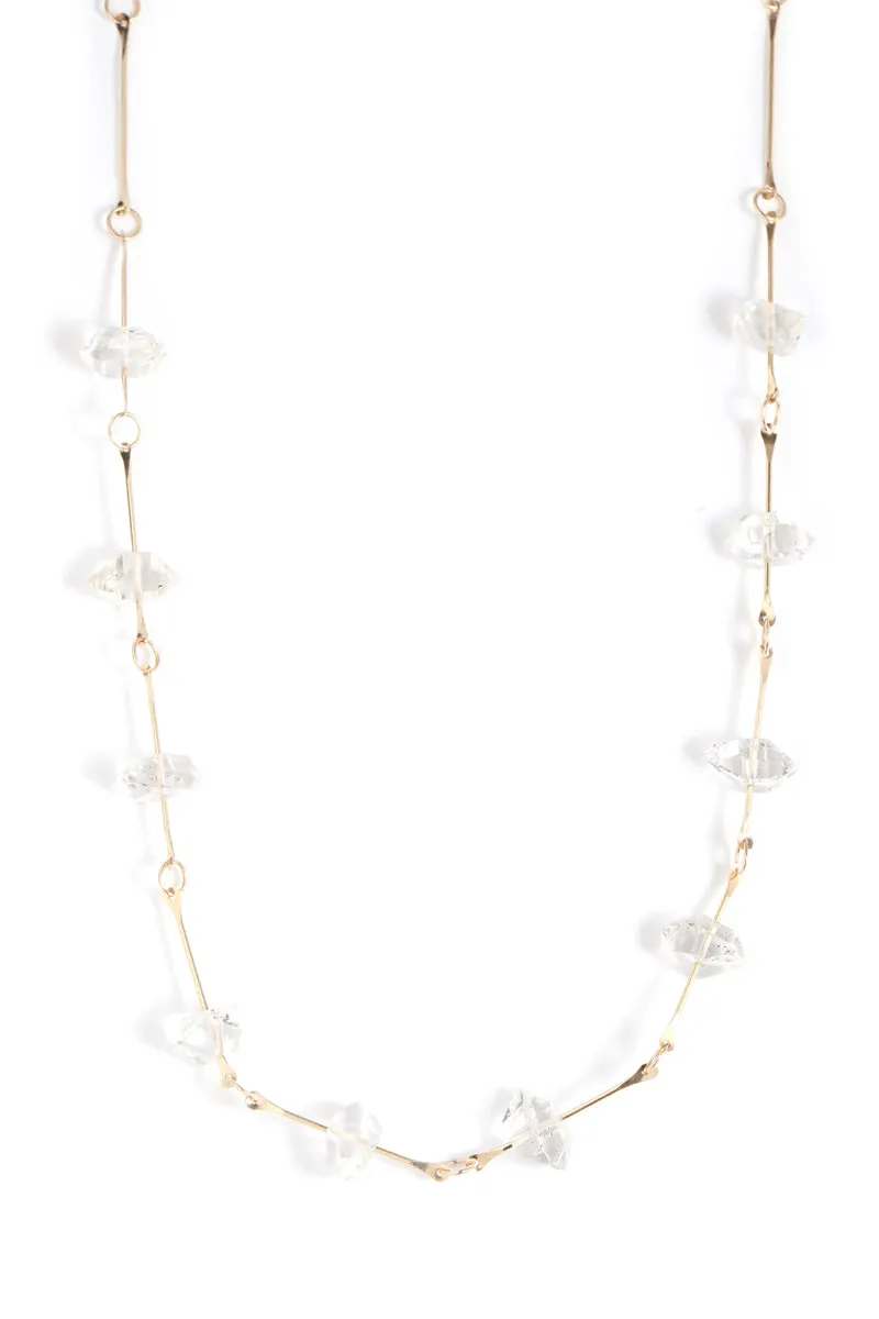 Herkimer Bone Chain Necklace sold by Melissa Joy Manning