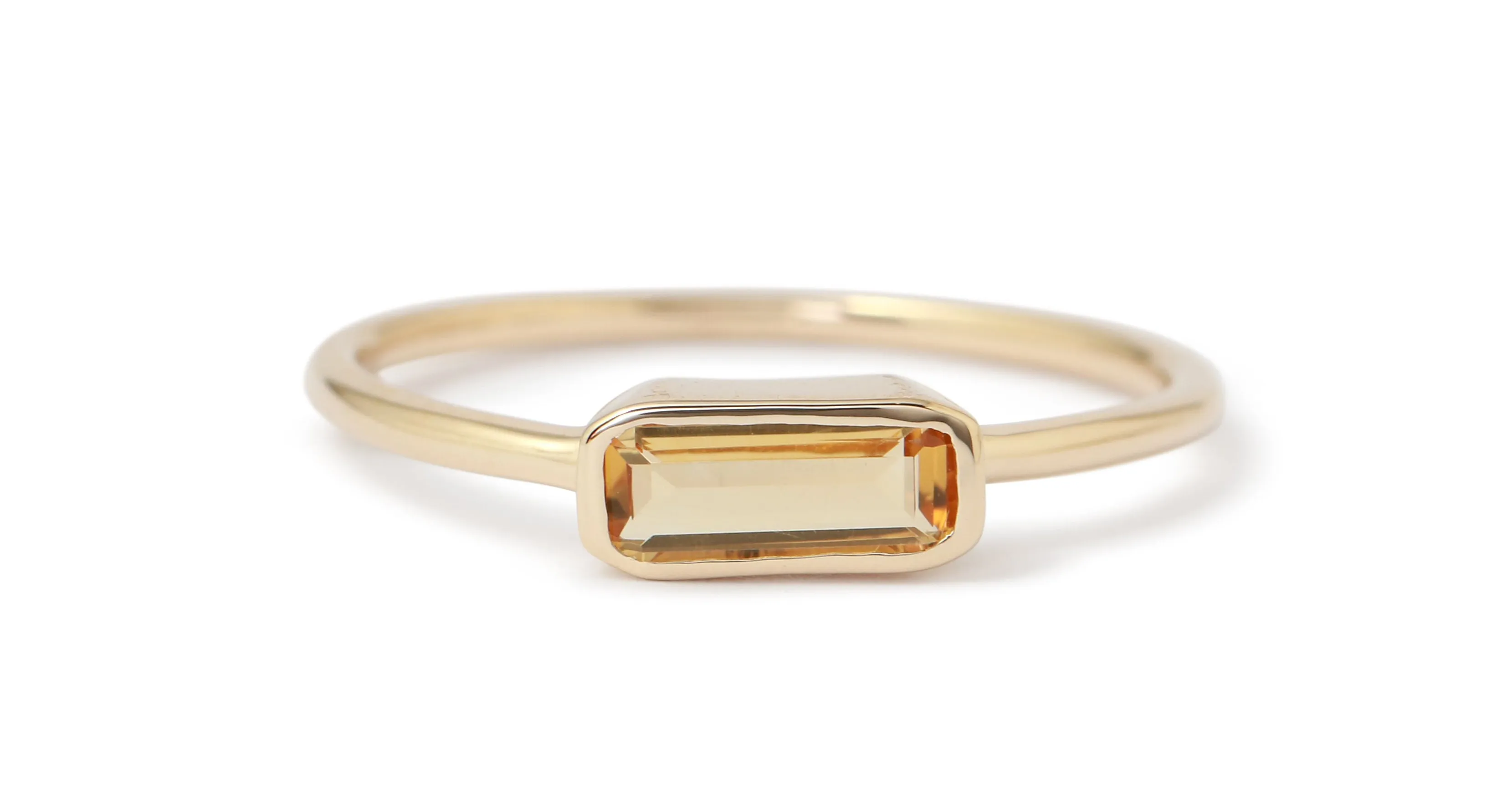 Cityscape Single Citrine Ring sold by Melissa Joy Manning