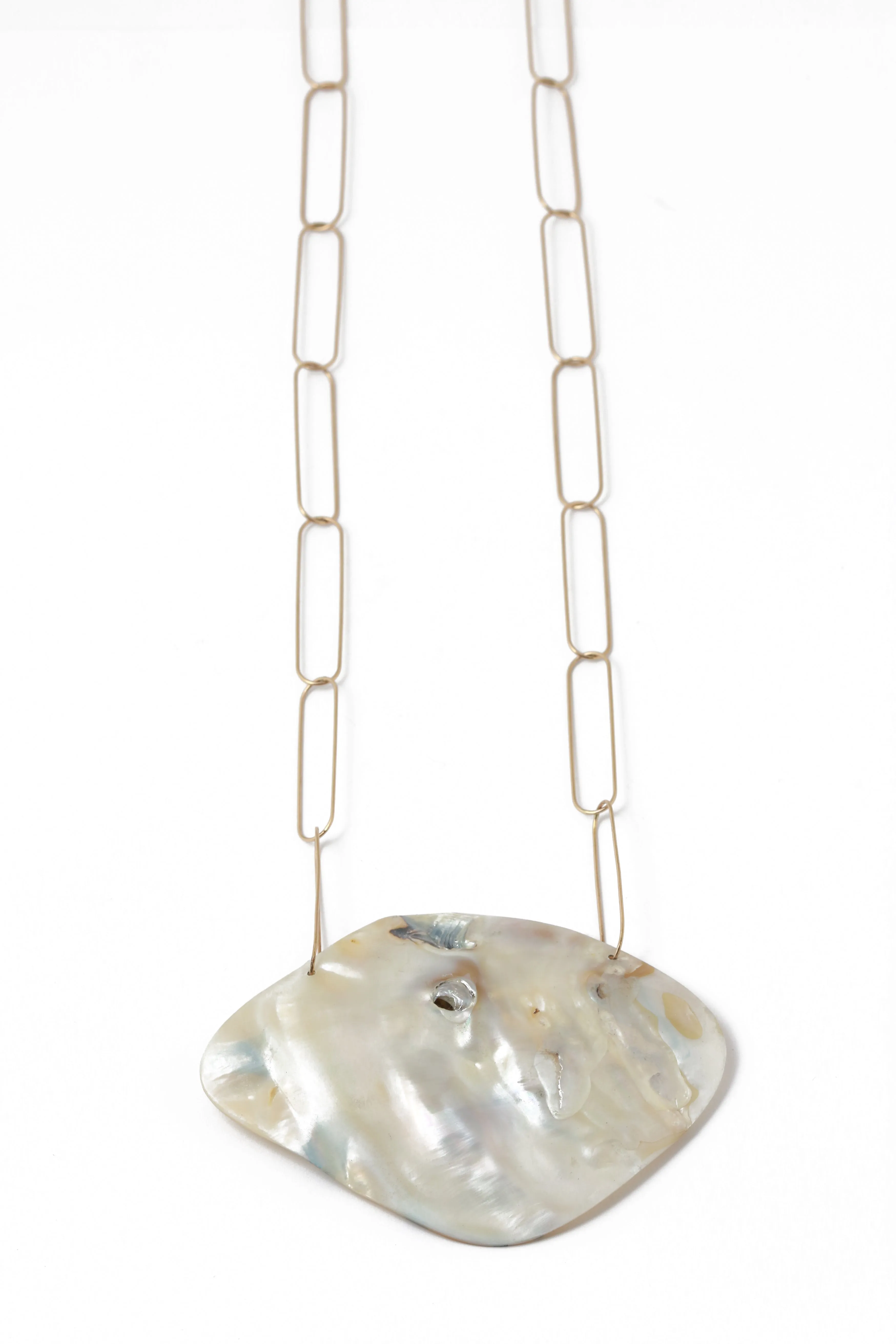 MJM x Alyssa Goodman Hand-painted Pearl Koi Necklace sold by Melissa Joy Manning product image thumbnail 2