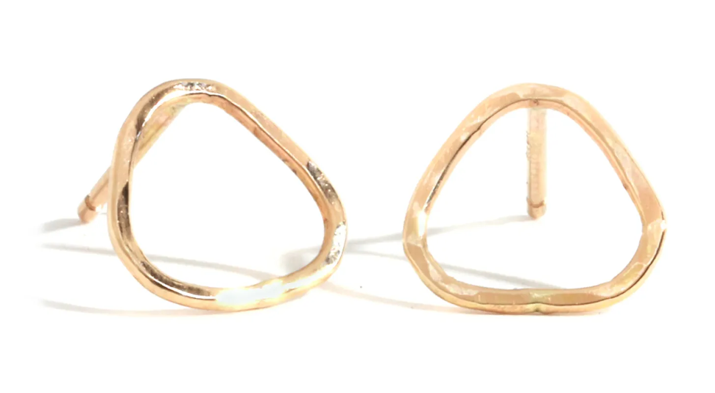 Open Triangle Stud Earring sold by Melissa Joy Manning