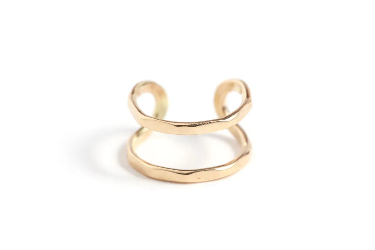 Double Bar Ear Cuff sold by Melissa Joy Manning