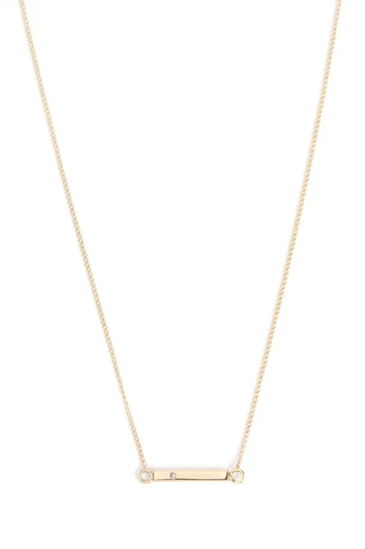 Diamond Bar Necklace sold by Melissa Joy Manning