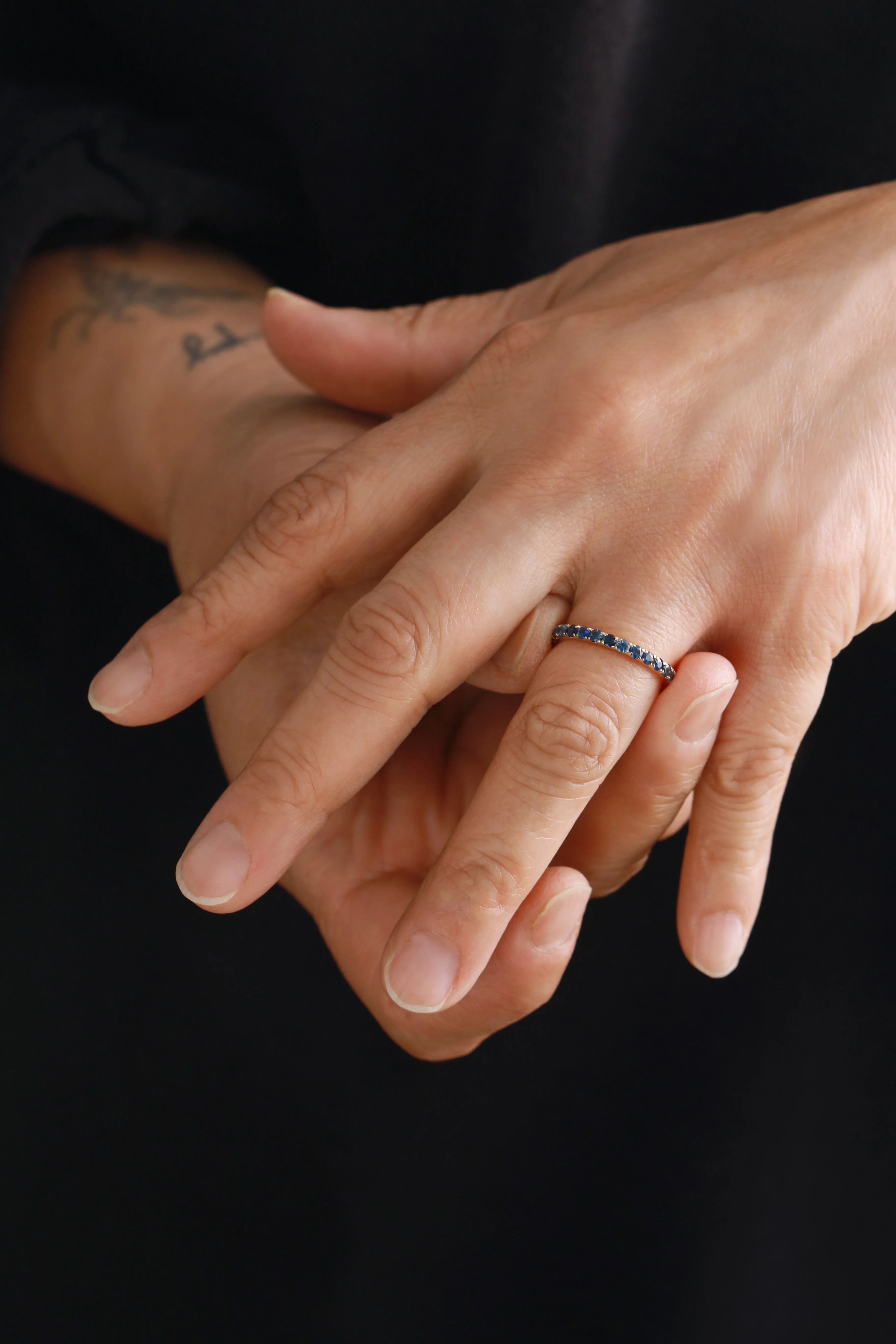 Sapphire Eternity Band sold by Melissa Joy Manning product image thumbnail 2