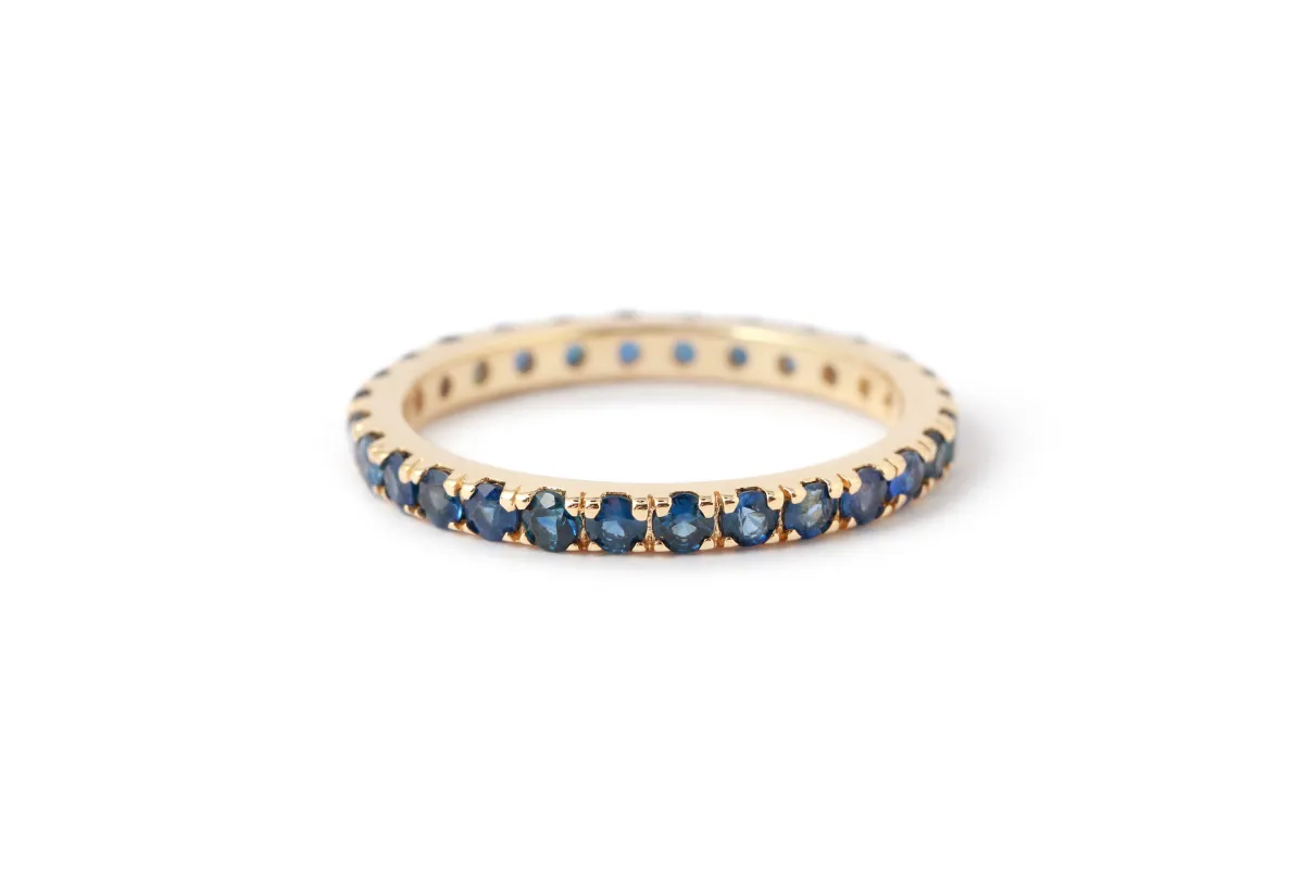 Sapphire Eternity Band sold by Melissa Joy Manning