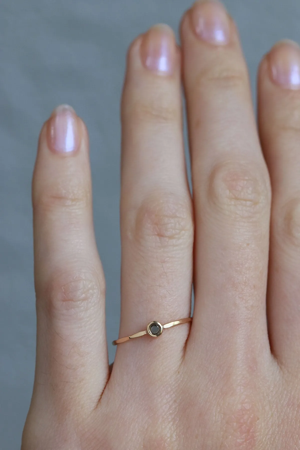 Solo Black Diamond Ring sold by Melissa Joy Manning product image thumbnail 2