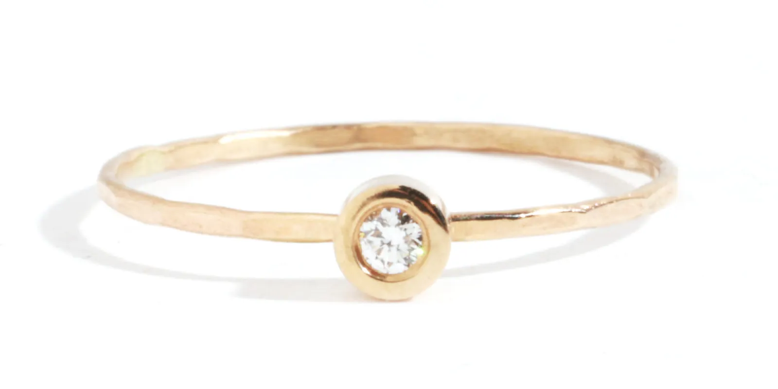 Solo White Diamond Ring sold by Melissa Joy Manning