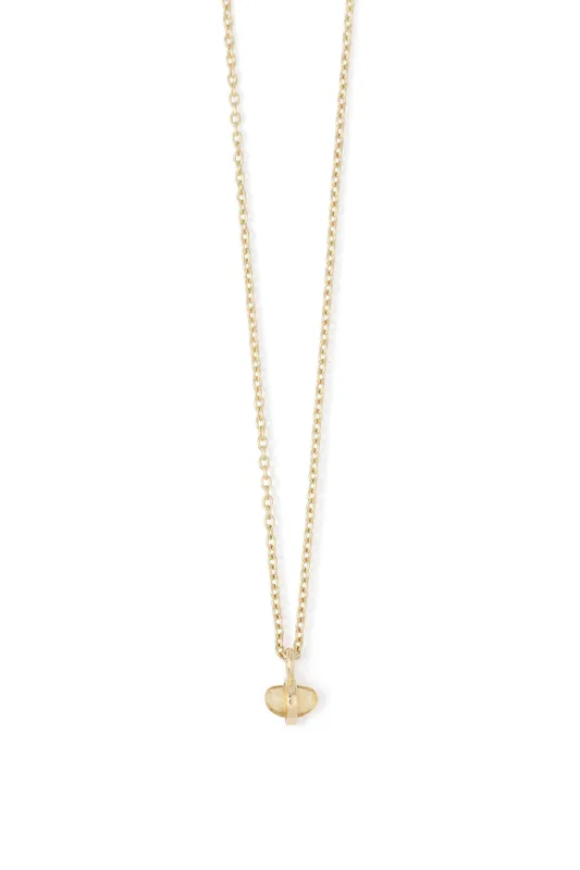 Small Freeform Citrine Necklace sold by Melissa Joy Manning