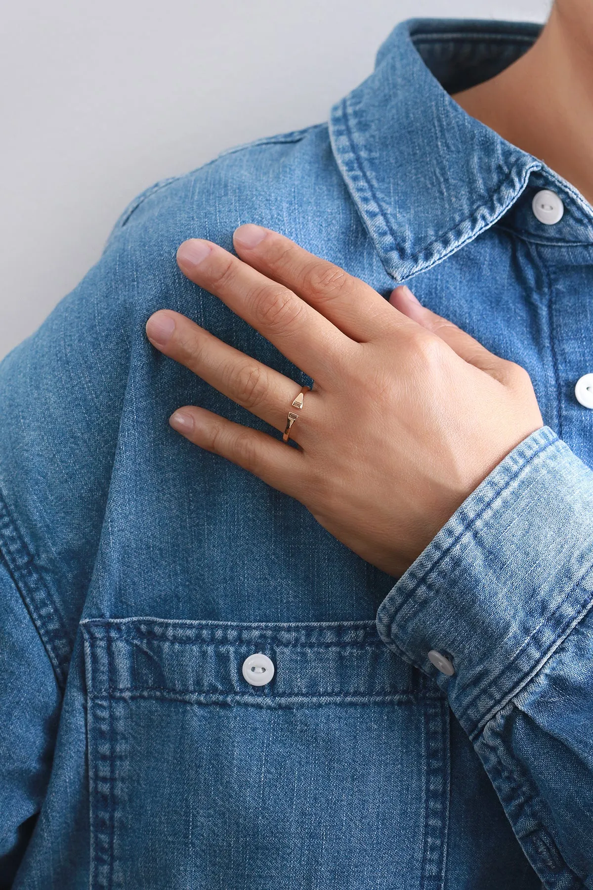 Pink Umba Sapphire Buckle Ring sold by Melissa Joy Manning product image thumbnail 2