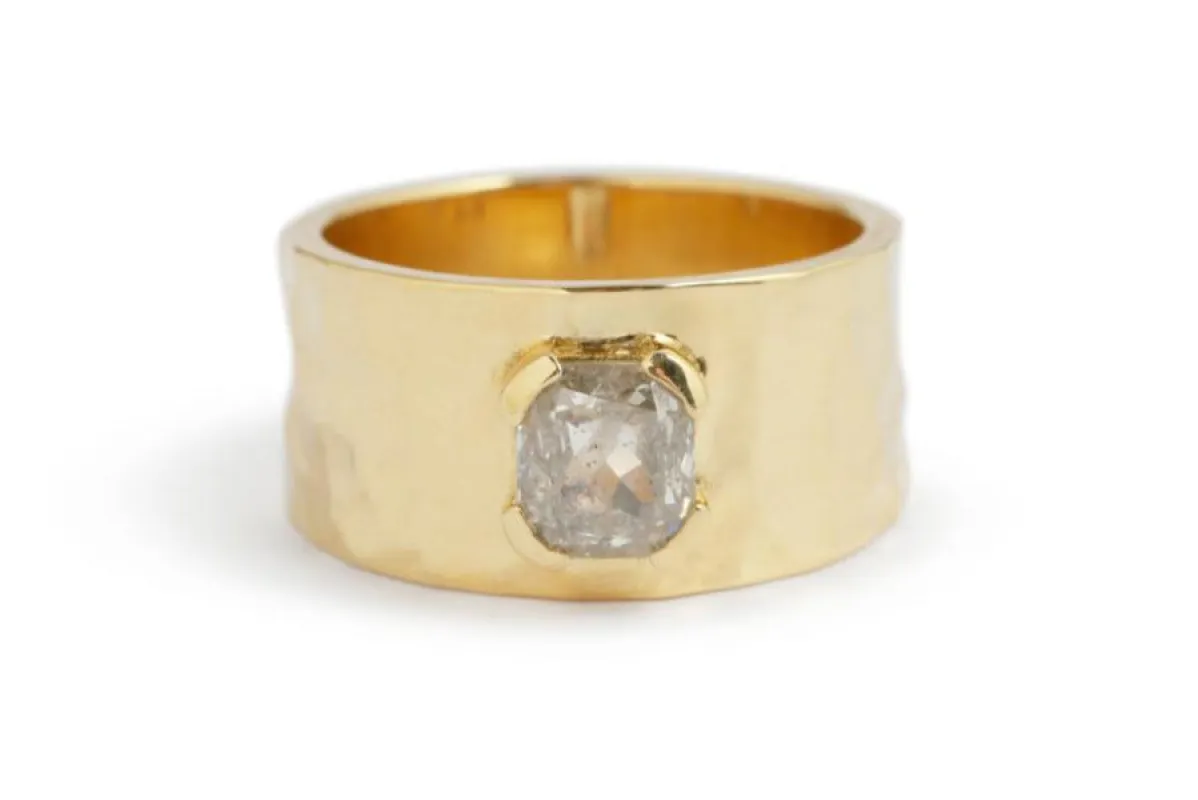 Armored Sapphire Cigar Band sold by Melissa Joy Manning