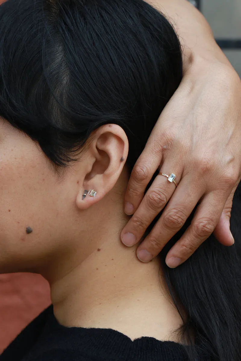 Vietnamese Aquamarine Baguette Ring sold by Melissa Joy Manning product image thumbnail 2