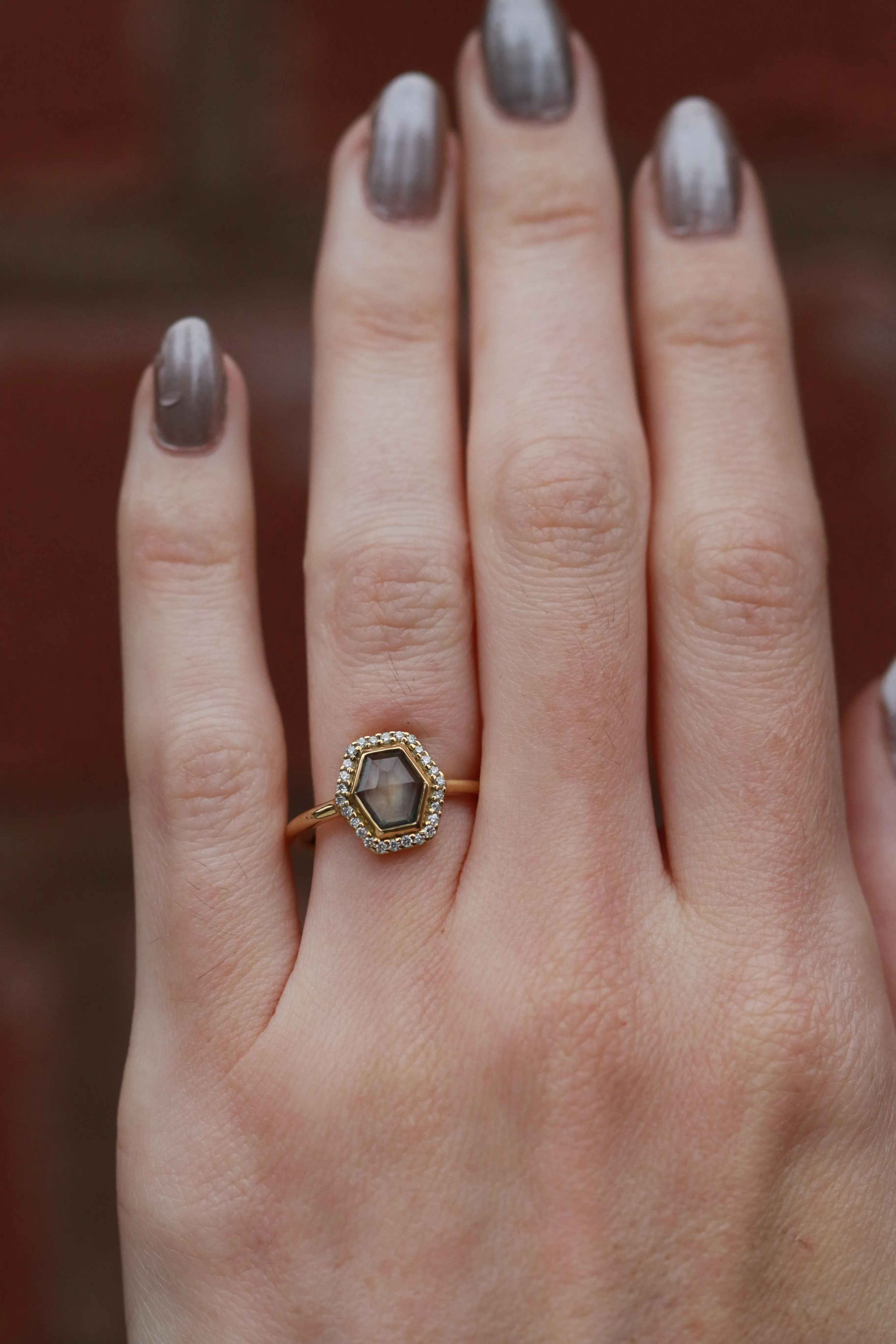 Montana Sapphire Portal Ring sold by Melissa Joy Manning product image thumbnail 2
