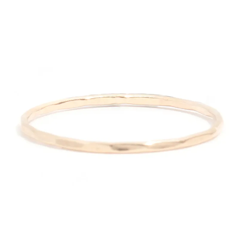 Thin Single Stacking Ring sold by Melissa Joy Manning