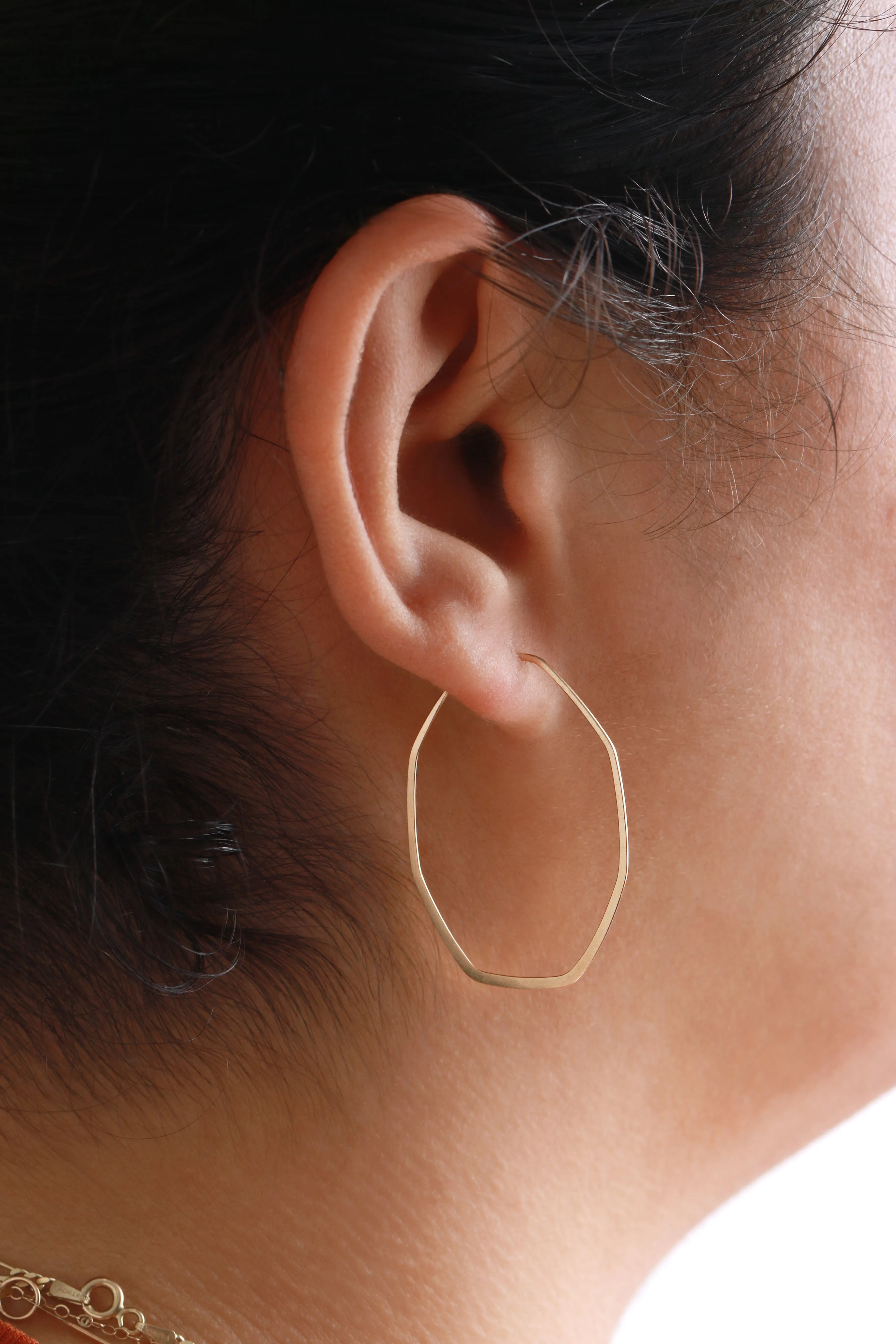 1.5 Inch Octagon Hoop Earrings sold by Melissa Joy Manning product image thumbnail 2