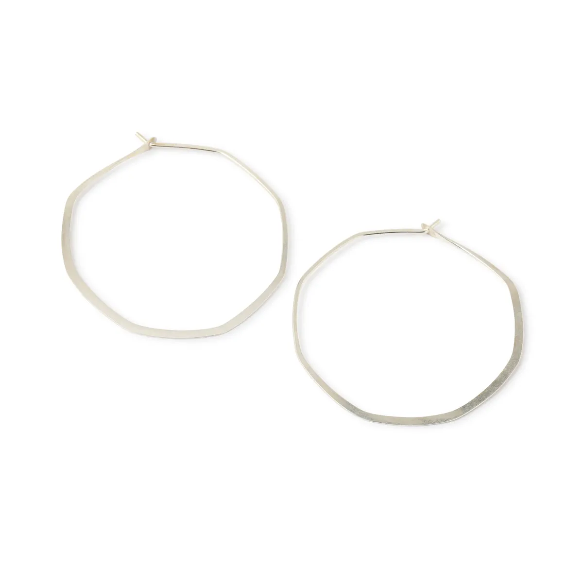 1.5 Inch Octagon Hoop Earrings sold by Melissa Joy Manning product image thumbnail 3