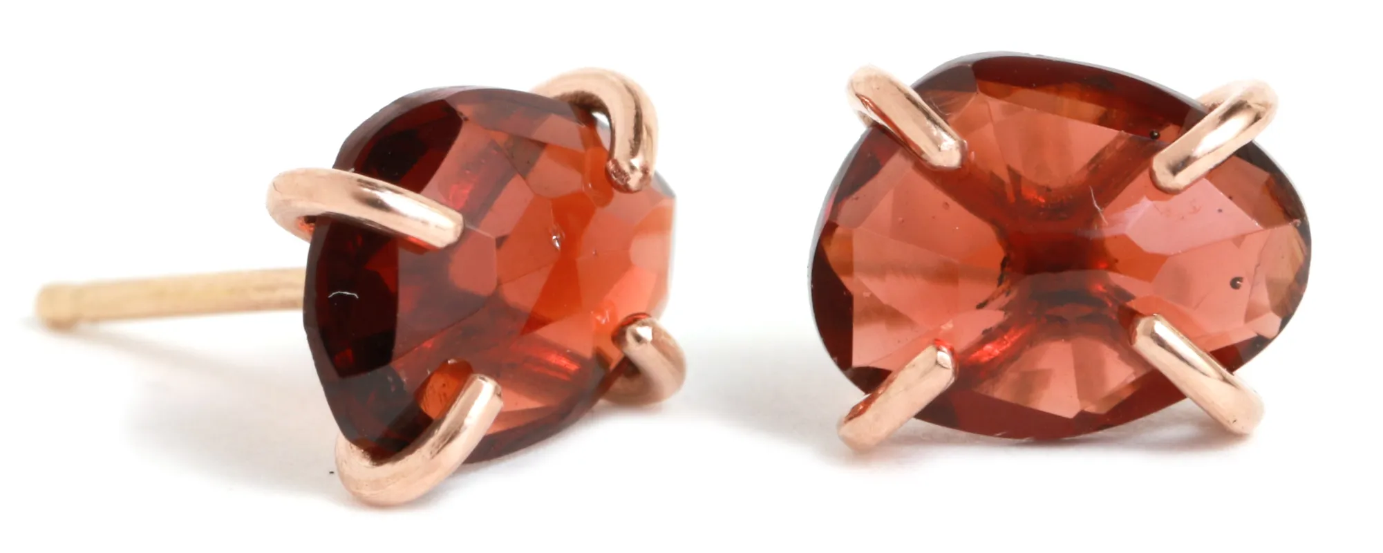 Prong Set Garnet Stud Earrings sold by Melissa Joy Manning