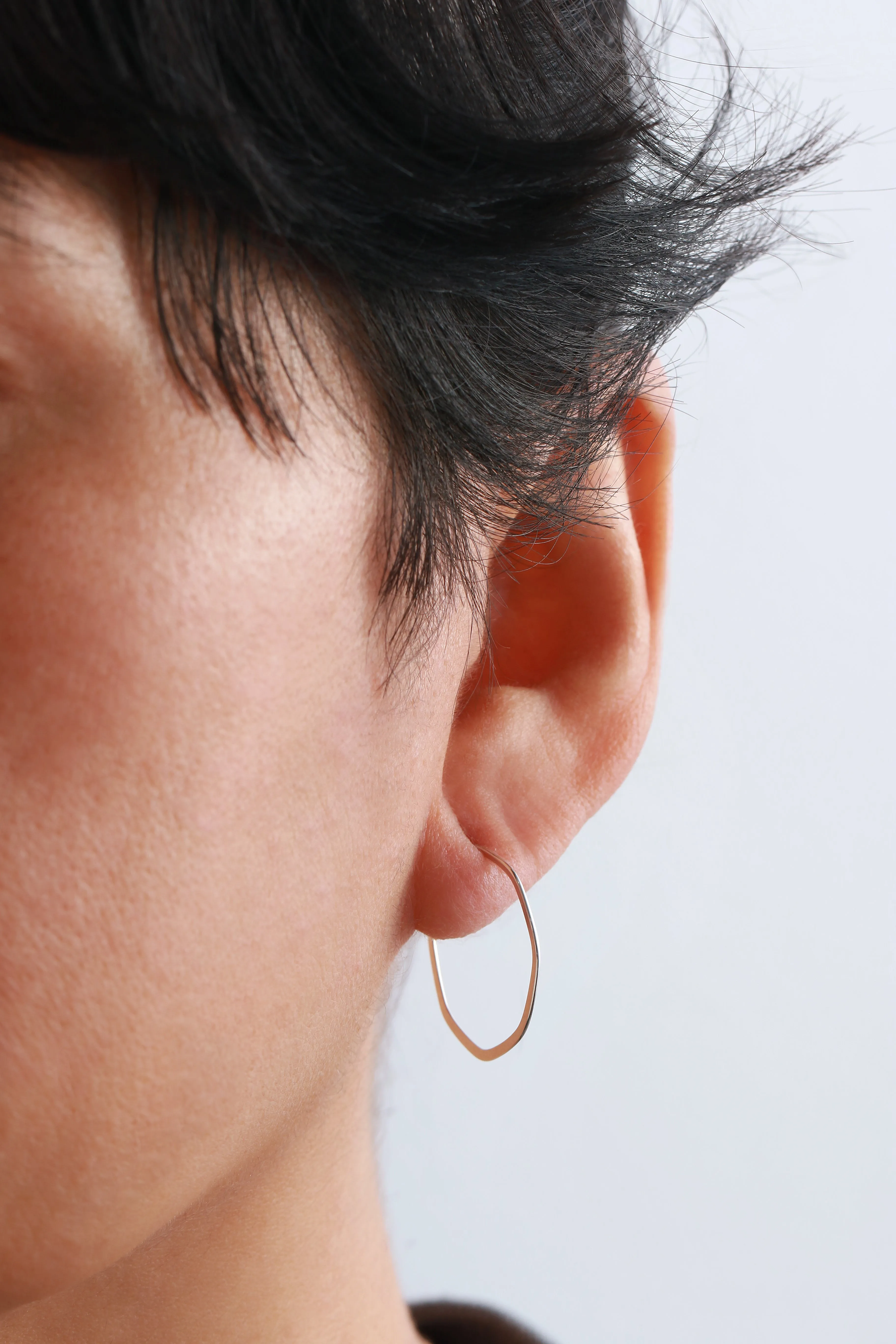 1 Inch Octagon Hoop Earrings sold by Melissa Joy Manning product image thumbnail 2