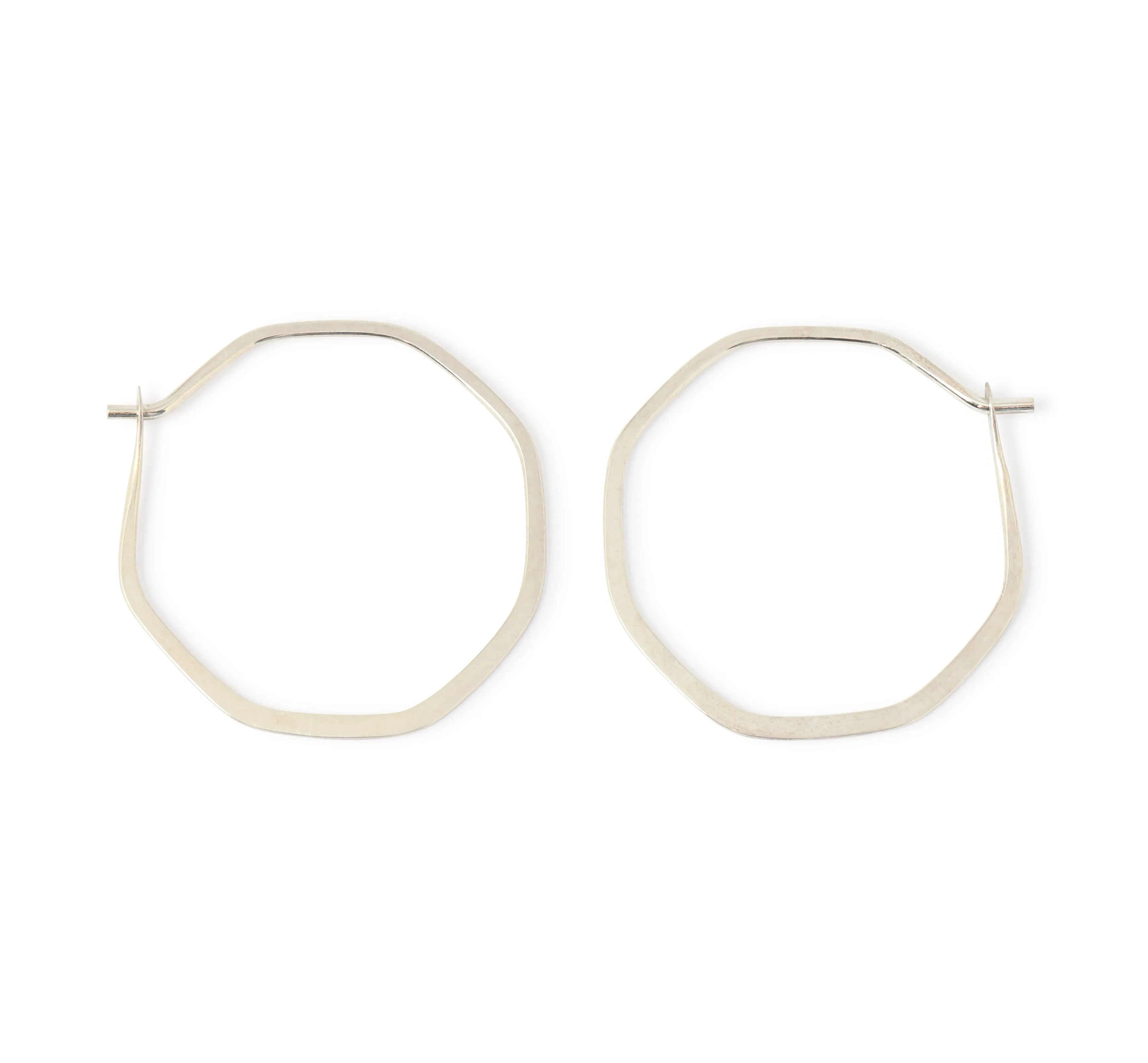 1 Inch Octagon Hoop Earrings sold by Melissa Joy Manning product image thumbnail 3