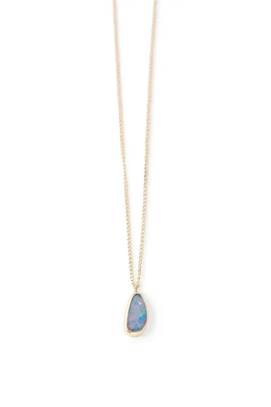 Small Freeform Opal Pendant Necklace made by Melissa Joy Manning