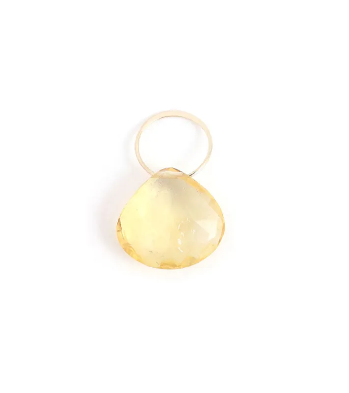 Citrine charm sold by Melissa Joy Manning