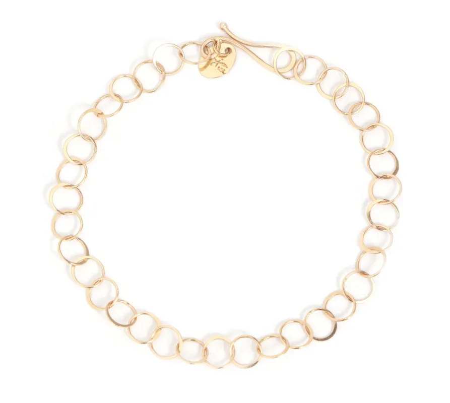 Mini Round Link Chain Bracelet sold by Melissa Joy Manning