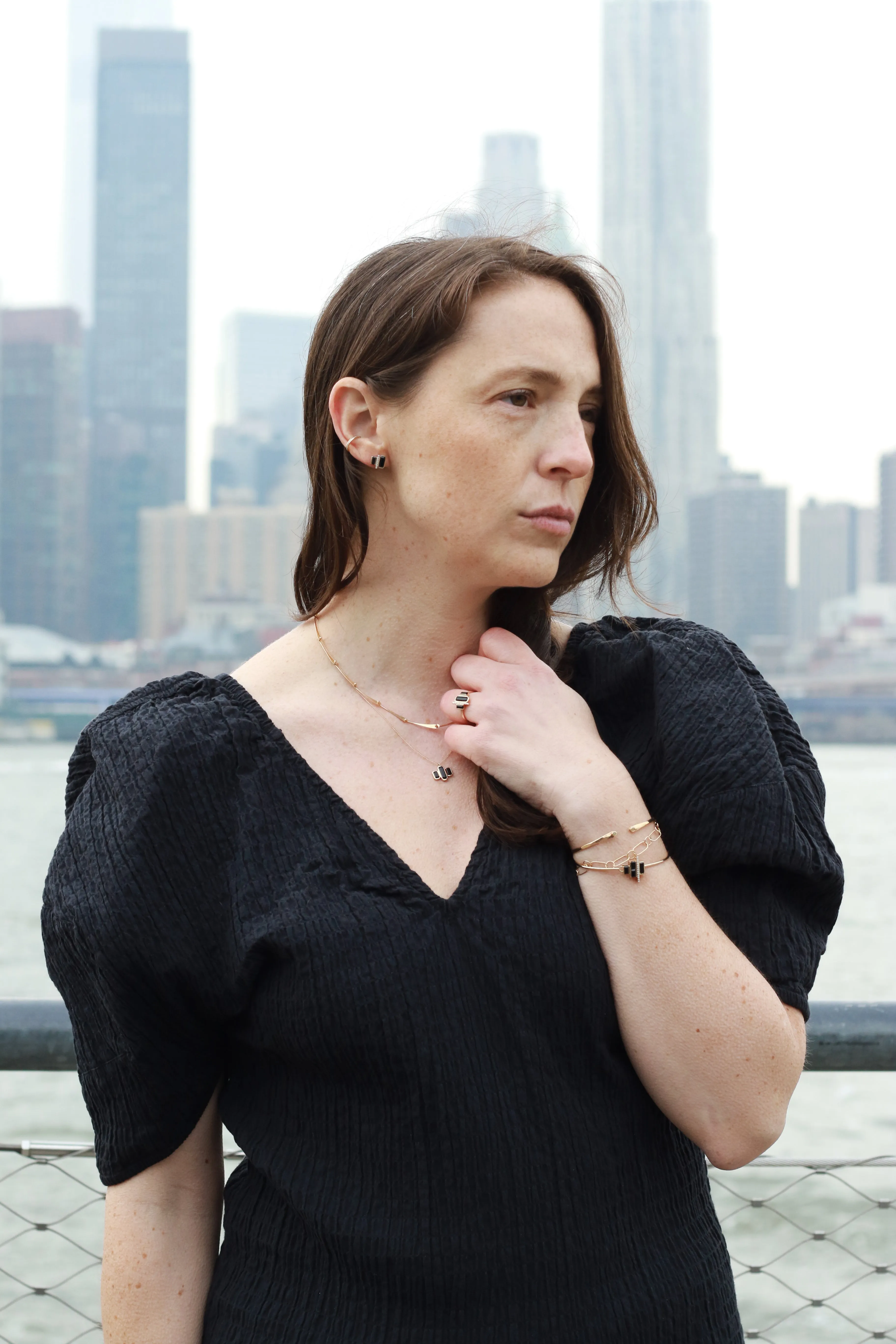 Cityscape Triple Spinel Necklace sold by Melissa Joy Manning product image thumbnail 2