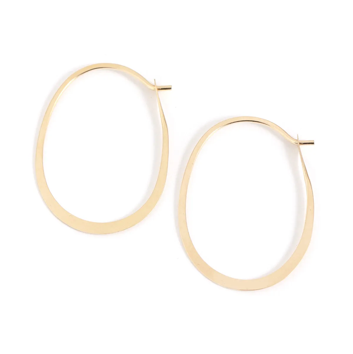 1 Inch Oval Hoop Earrings sold by Melissa Joy Manning