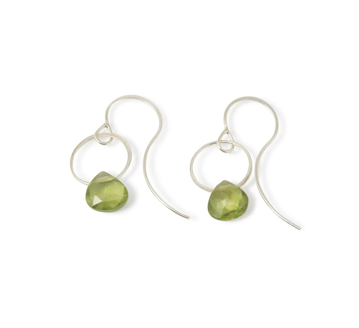 Peridot Single Drop Earrings sold by Melissa Joy Manning product image thumbnail 3