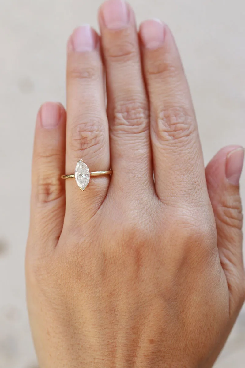 Armored Marquis Cut Diamond Ring sold by Melissa Joy Manning product image thumbnail 2