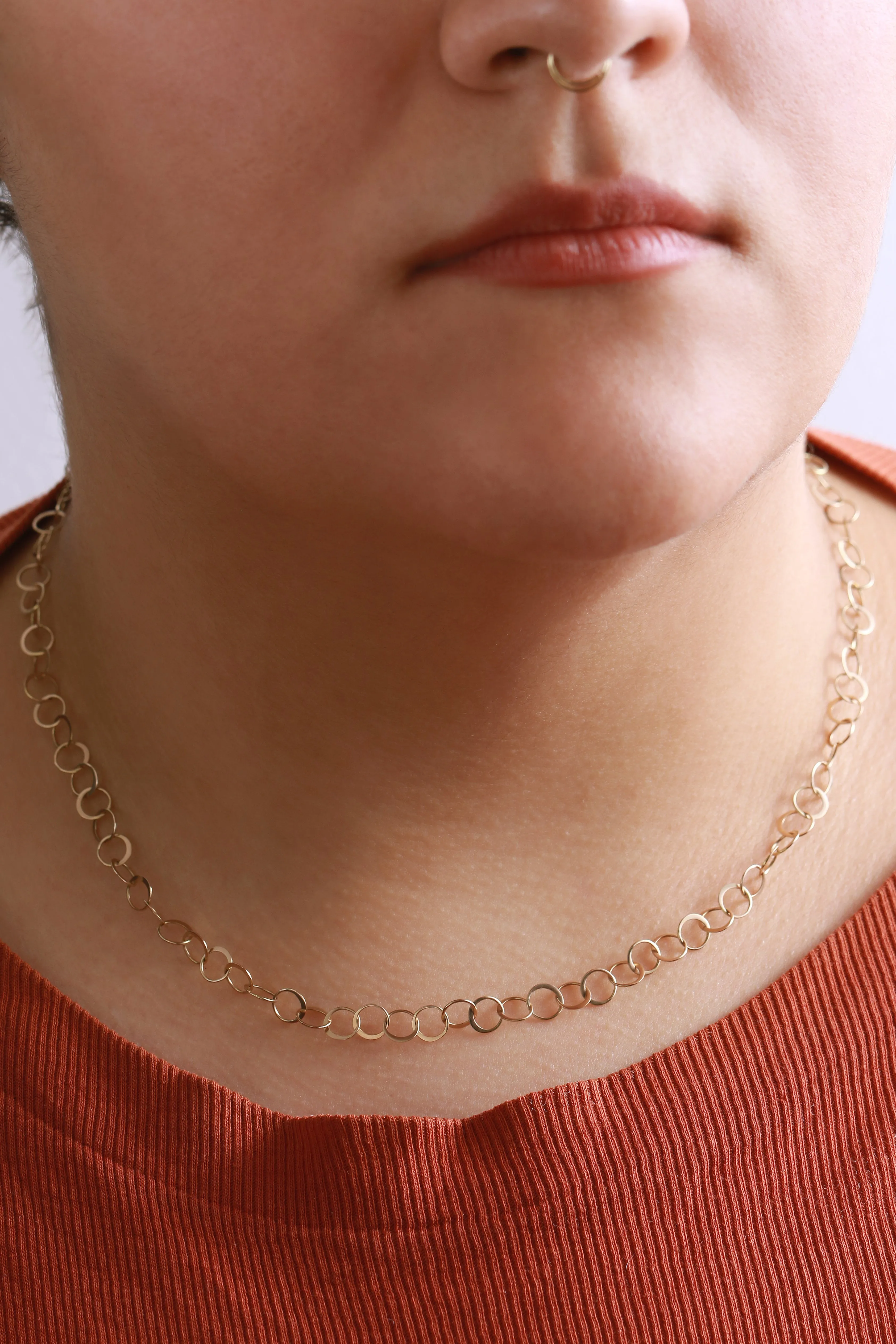 Mini Link Chain Necklace sold by Melissa Joy Manning product image thumbnail 2