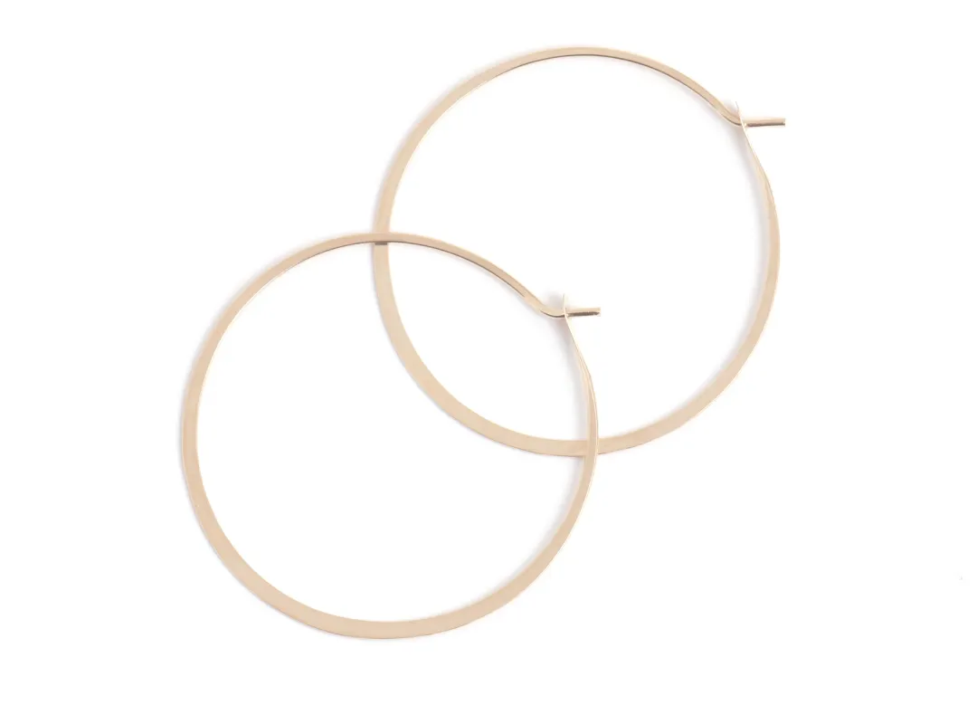 1.25 Inch Round Hoop Earrings sold by Melissa Joy Manning