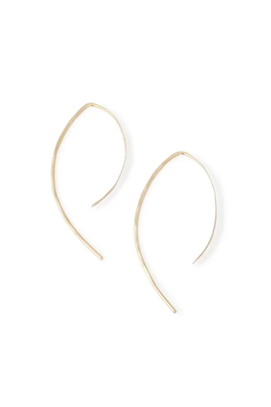 1.5 Inch Wishbone Hoop Earrings sold by Melissa Joy Manning