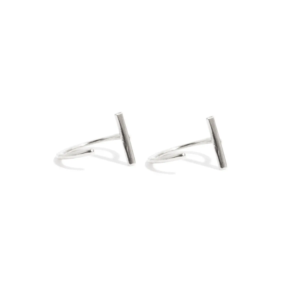 Bar Hug Earrings sold by Melissa Joy Manning product image thumbnail 3