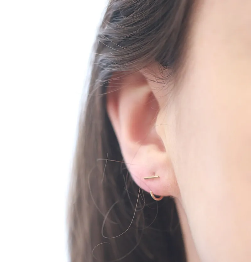 Bar Hug Earrings sold by Melissa Joy Manning product image thumbnail 2