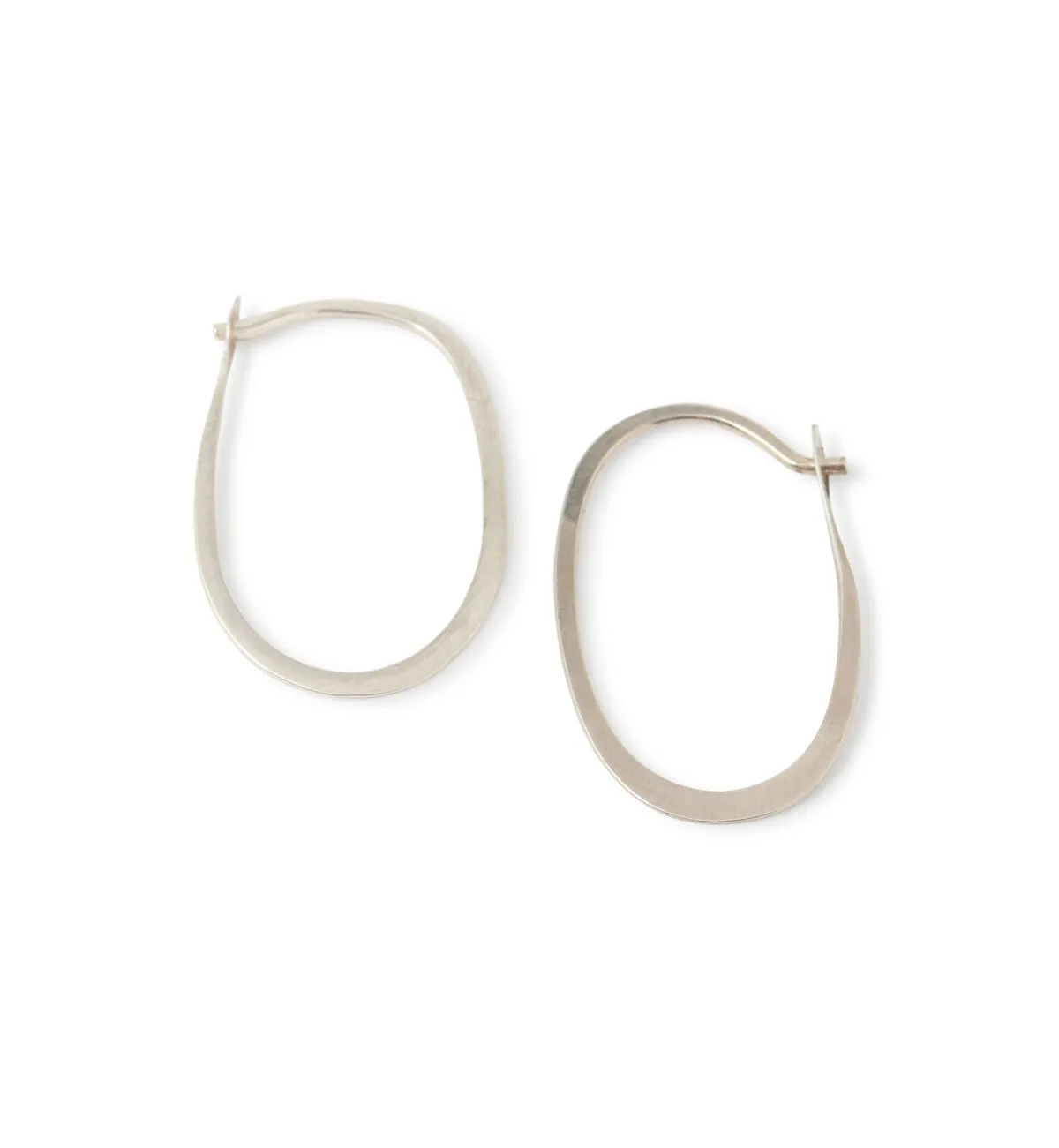 3/4 Inch Oval Hoop Earrings sold by Melissa Joy Manning product image thumbnail 2